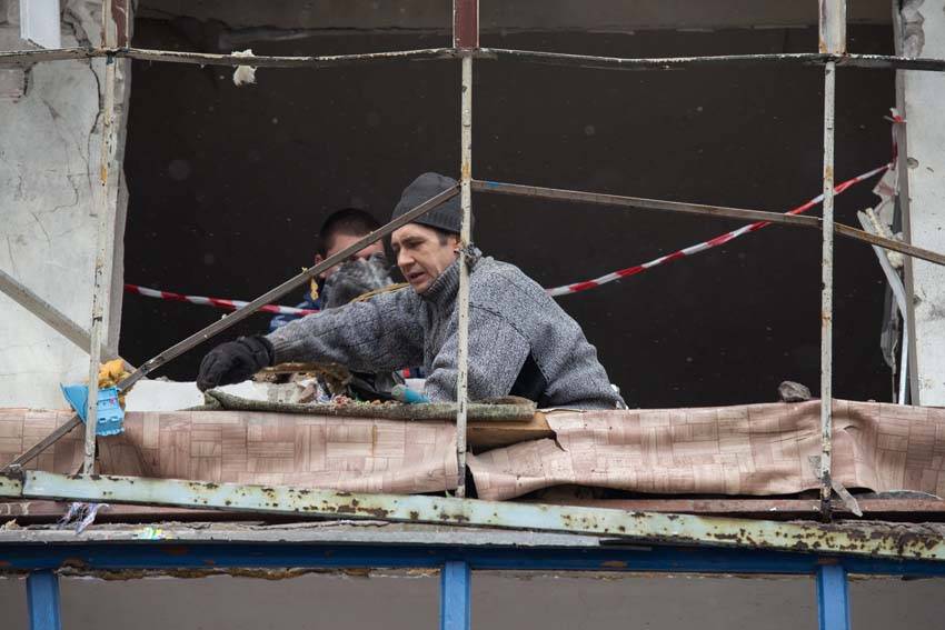 Ukrayna'dan yürek yakan savaş görüntüleri 28